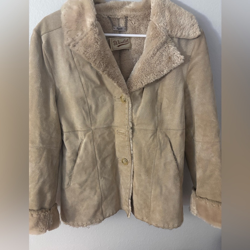 Tan Faux Fur Women's Jacket